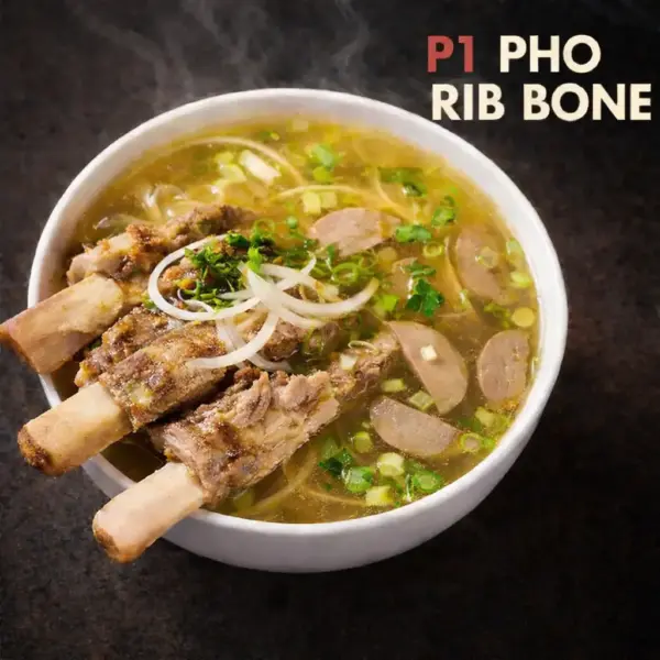 PHO RIB BONE SIZE LAGRE - Pho Hut Vietnamese Fusion